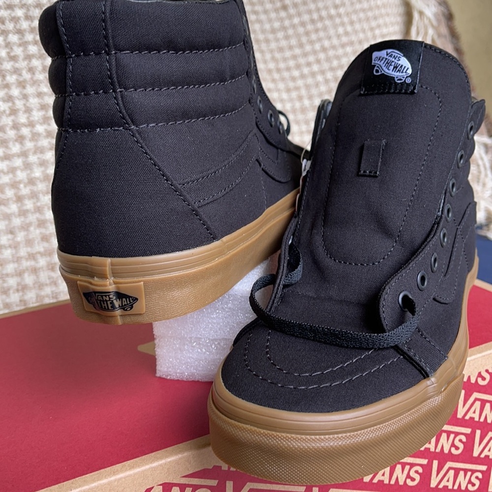 Vans Sk8-Hi Reissued Canvas Gum Black/Light Gum Mn - Picture 10 of 16